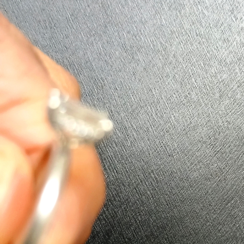 Diamond Ring Platinum Setting - image 1